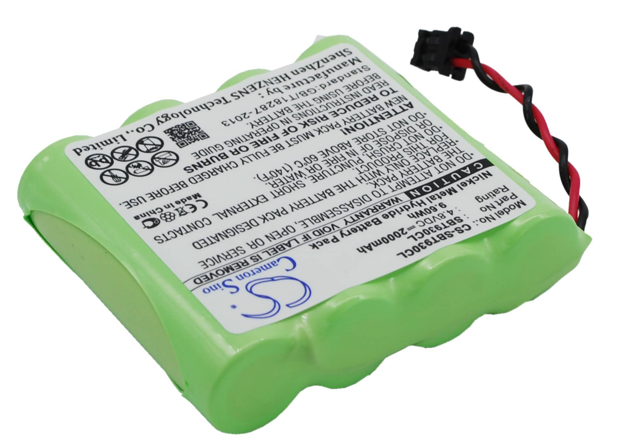 Batteri til trådløs telefon for SPP-E80, SSP-100, SSP-200 osv.