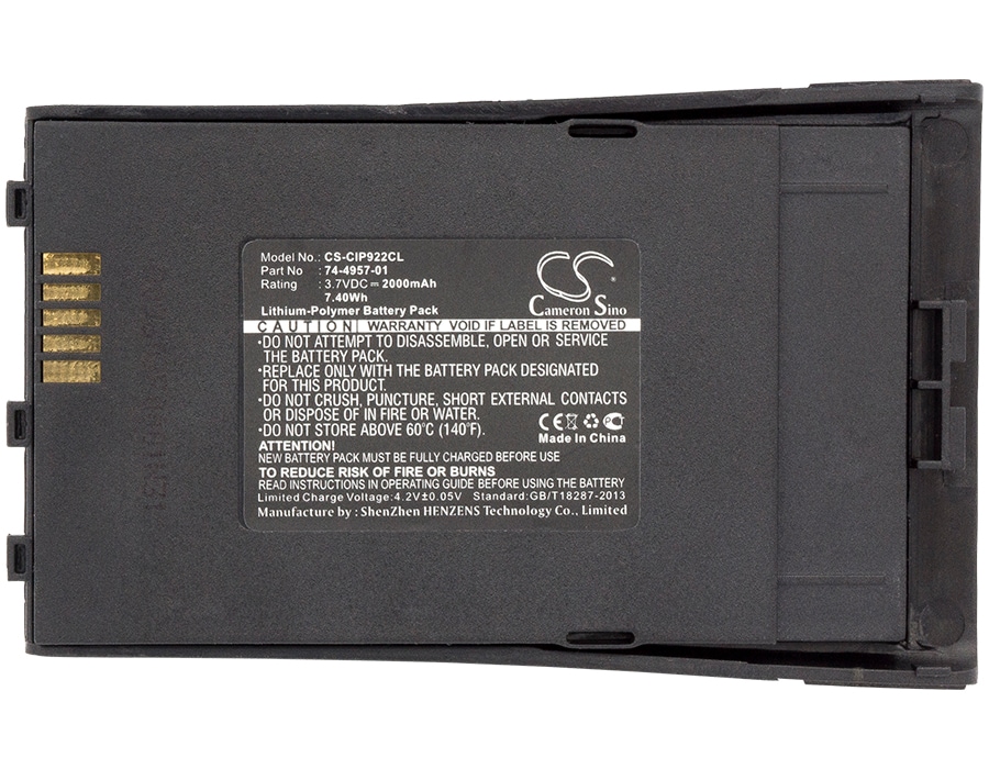 Batteri til trådløs telefon for Cisco CP-7921, CP-7921G, CP-7921G Unified