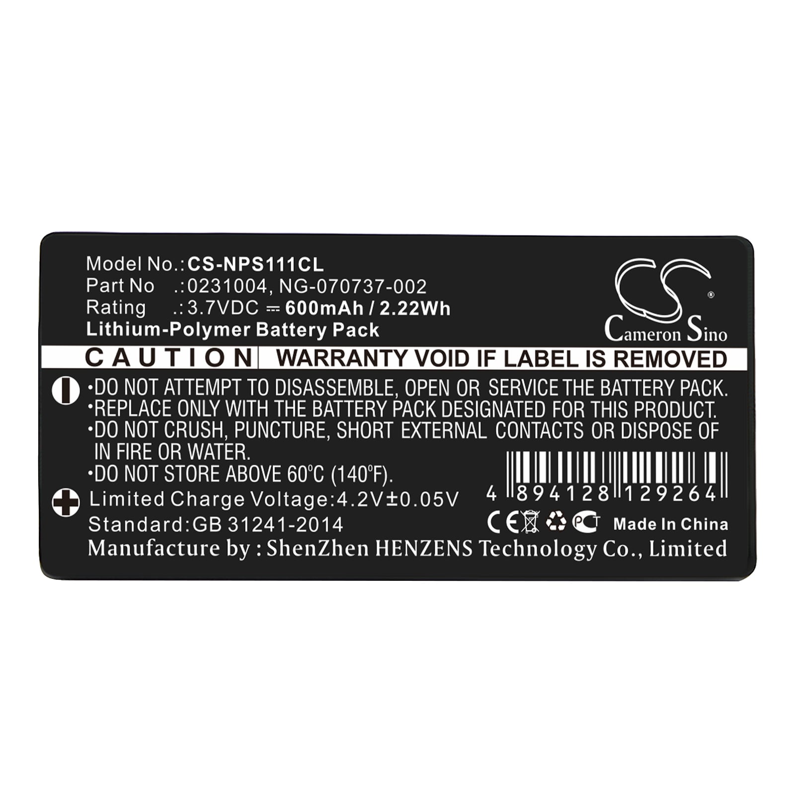 Batteri til trådløs telefon for NEC Dterm, PS111, PS3D osv.