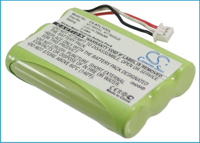 Batteri til trådløs telefon for tidligere KIRK 50, KIRK 60, KIRK 70
