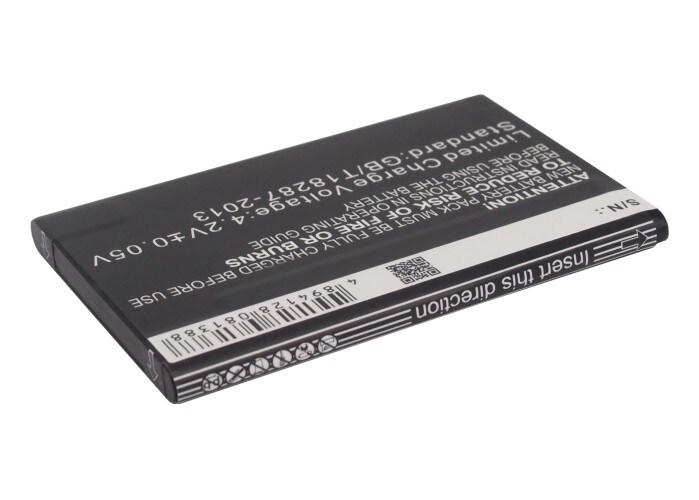 Batteri til trådløs telefon for Panasonic KX-PRX110, KX-PRX110GW, KX-PRX120 og andre.