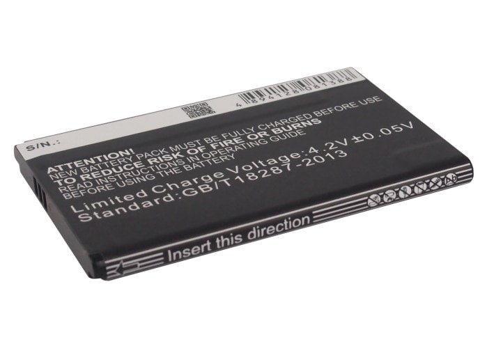 Batteri til trådløs telefon for Panasonic KX-PRX110, KX-PRX110GW, KX-PRX120 og andre.