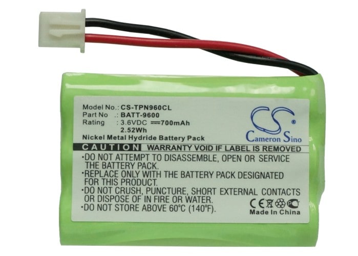 Batteri til trådløs telefon for Telematrix 9600, 9621P