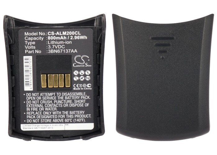 Batteri til trådløs telefon for Alcatel Mobile Reflexes 200