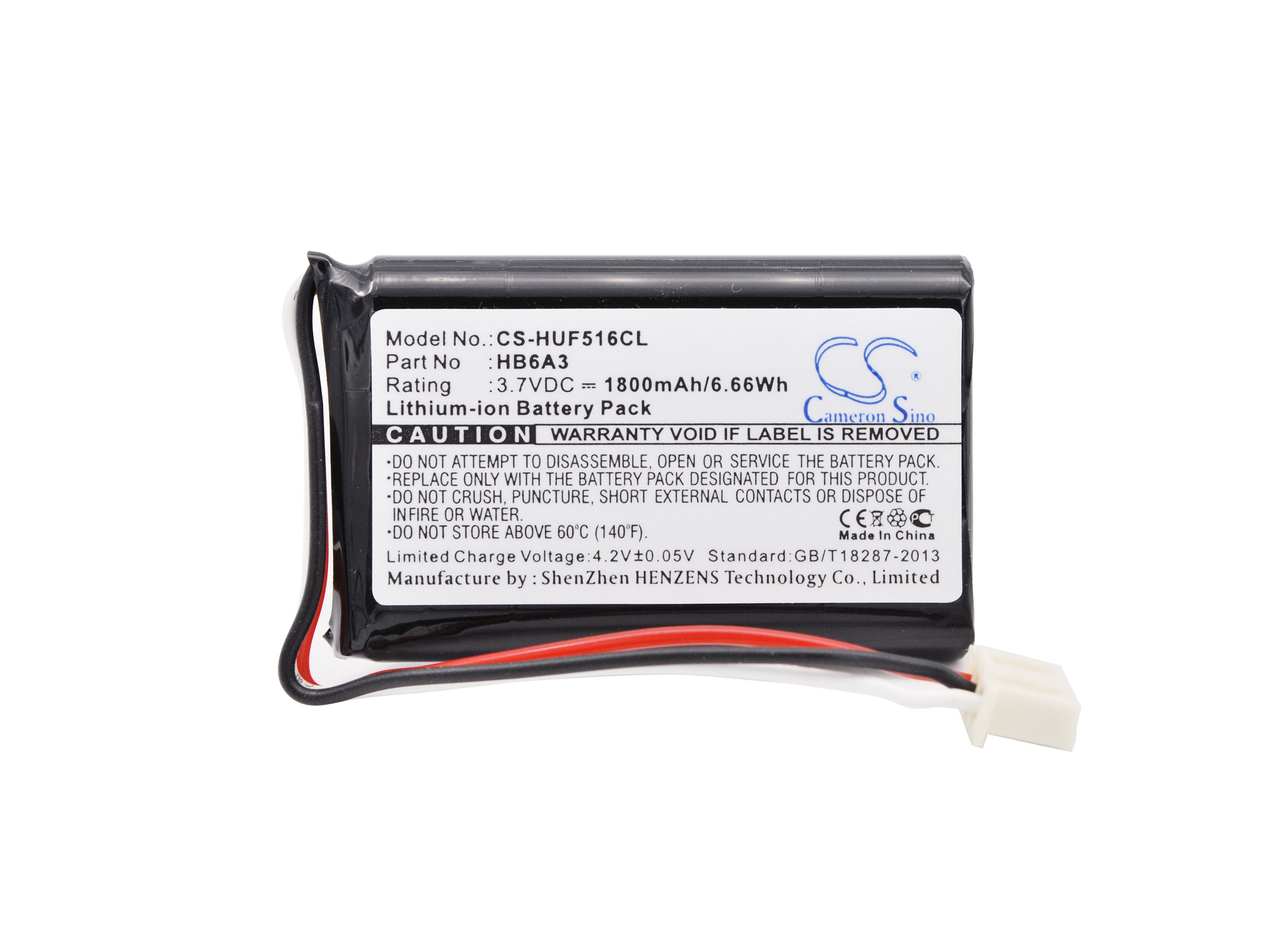 Batteri for trådløs telefon for Huawei F501, F516, F530 og andre.
