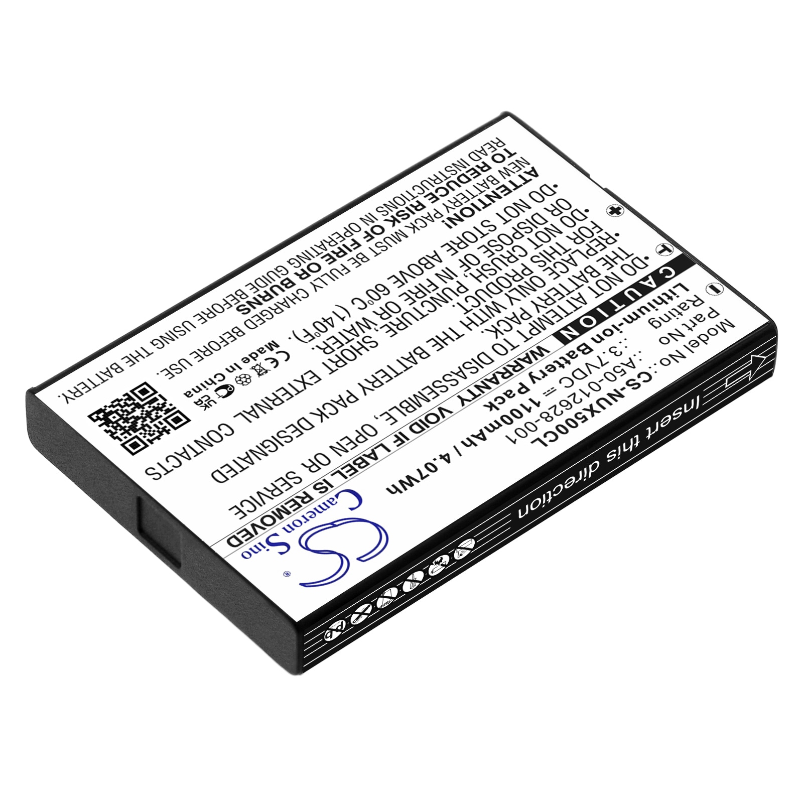 Batteri til trådløs telefon for NEC DT330, DTL-12BT-1, UX5000 DG-12e osv.