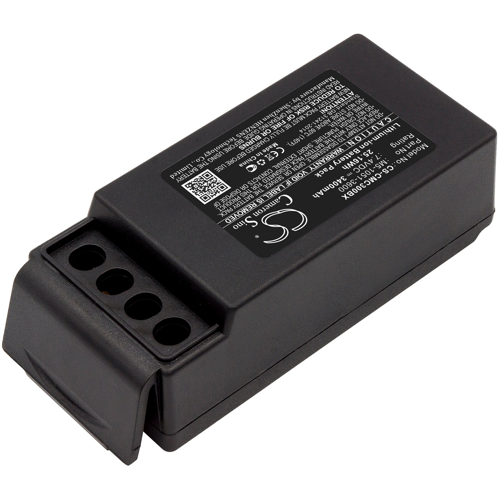 Batteri til kranfjernkontroll for Cavotec M9-1051-3600 EX, MC-3, MC-3000