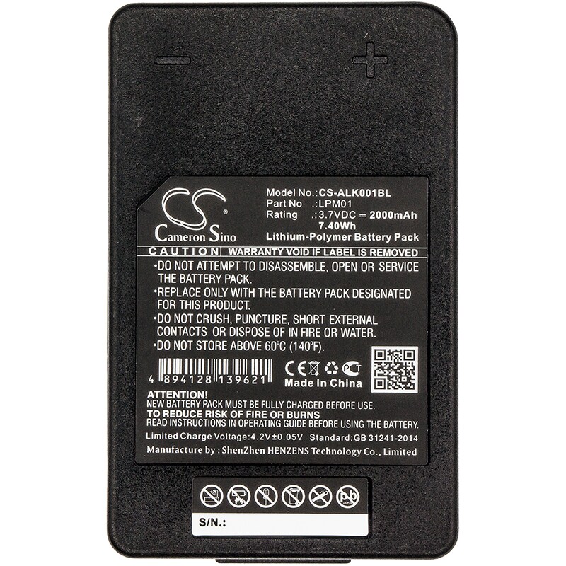 Batteri til fjernkontroll for kran til Autec LK NEO, R0BATT00E13A0