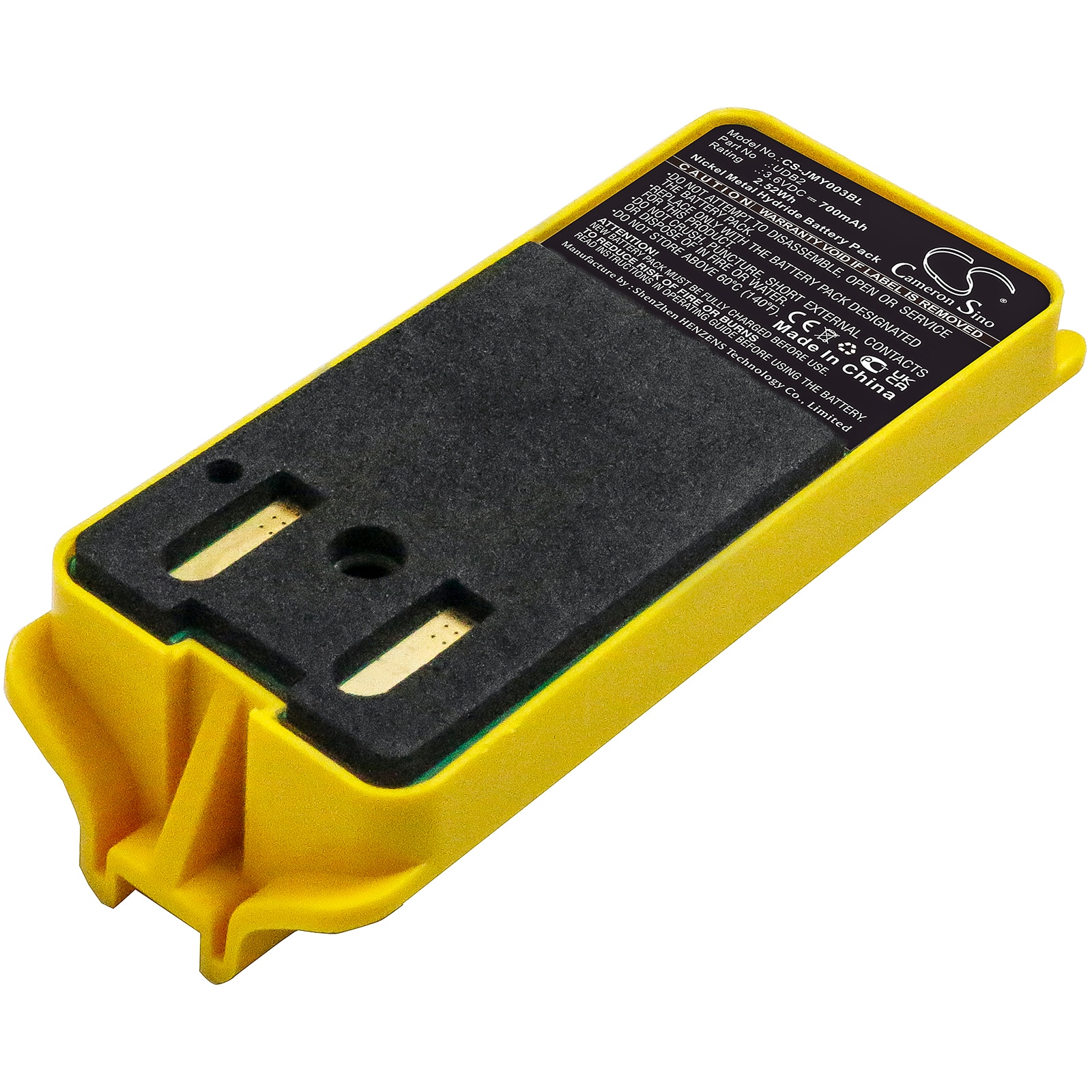 Batteri for kranfjernkontroll for JAY A003 HAS, fjernkontroll UDE