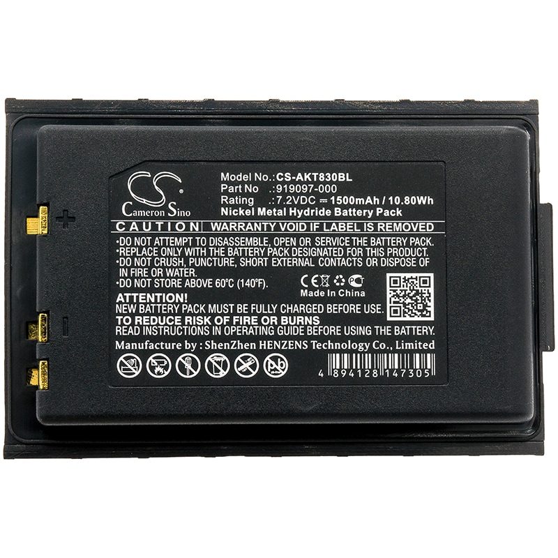 Batteri til Akerstrom Fjernkontroll for Kraner – 1500 mAh 7,2 V Ni-MH