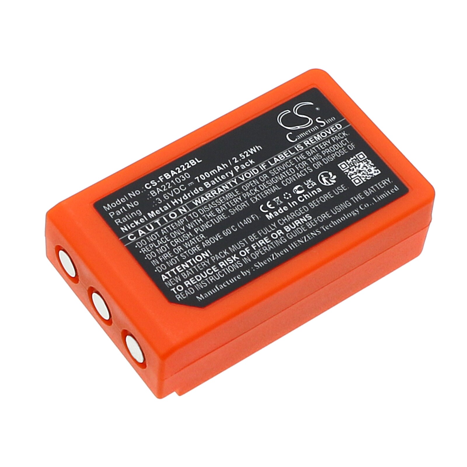 Batteri til kranfjernkontroll for HBC Patrol S, Radiomatic RV