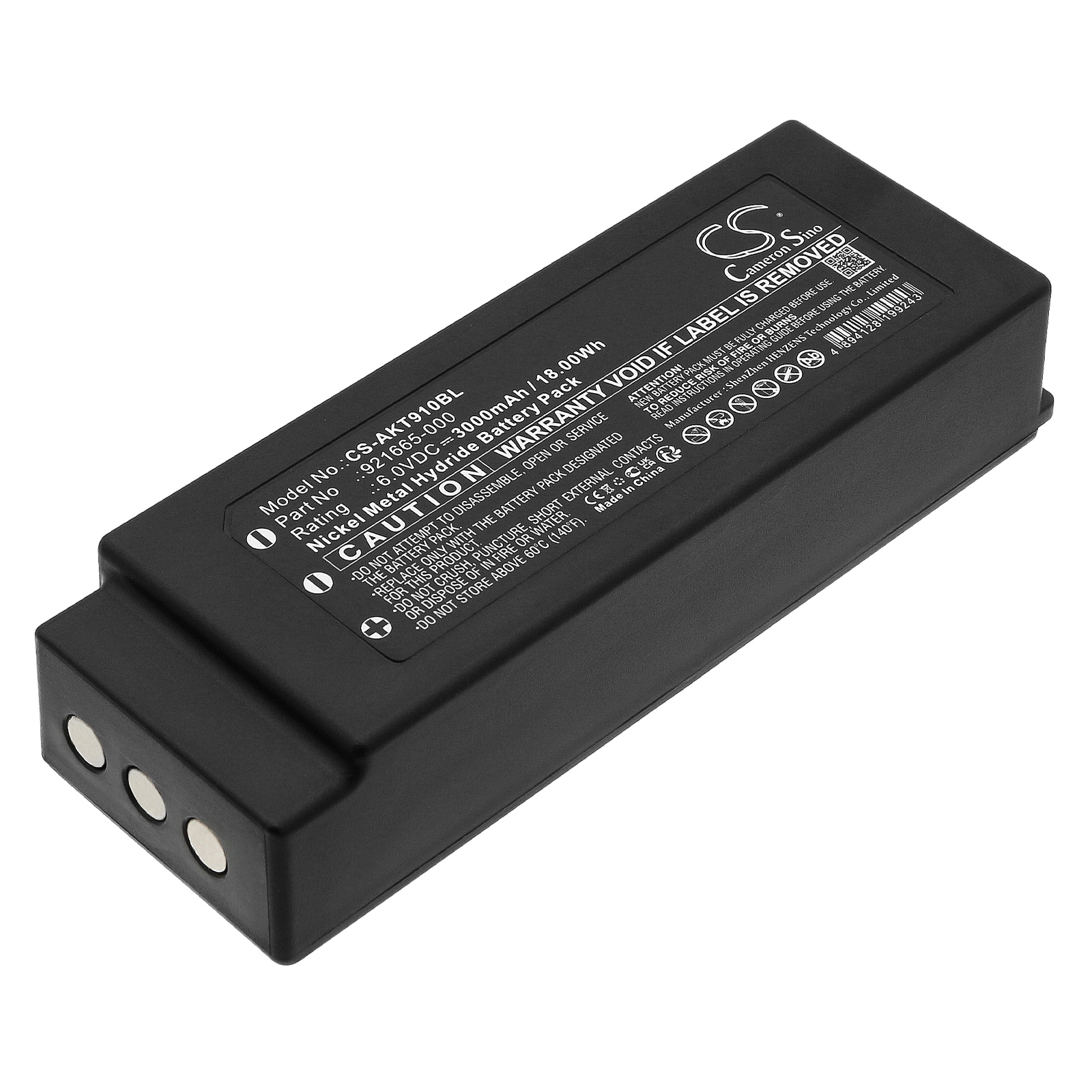 Batteri for fjernkontroll til kran for Akerstrom MC91, MC92, MC96 osv.