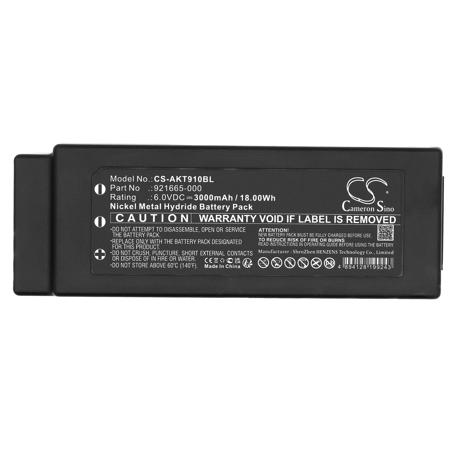 Batteri for fjernkontroll til kran for Akerstrom MC91, MC92, MC96 osv.