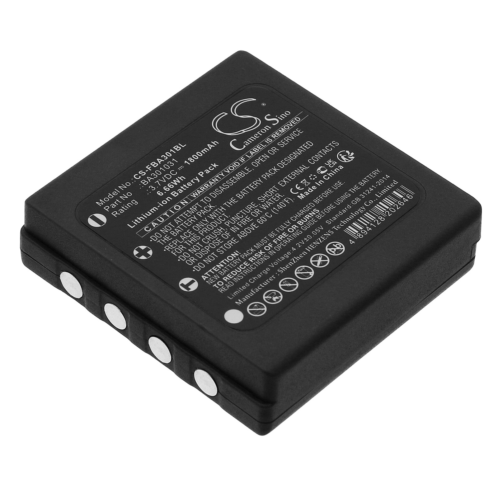 Batteri til kranfjernkontroll for HBC Orbit TC240