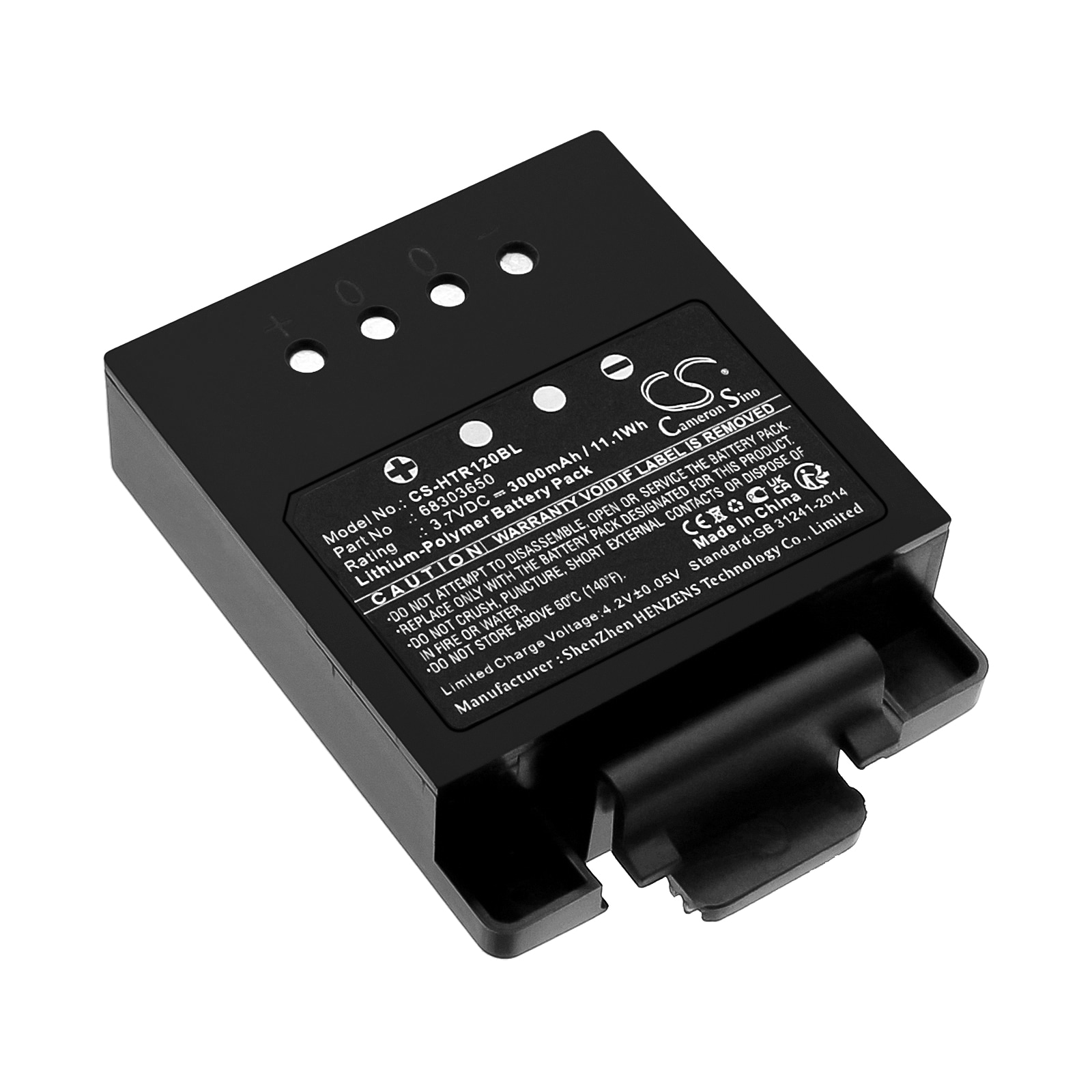 Batteri til kranfjernkontroll for Hetronic ERGO-120