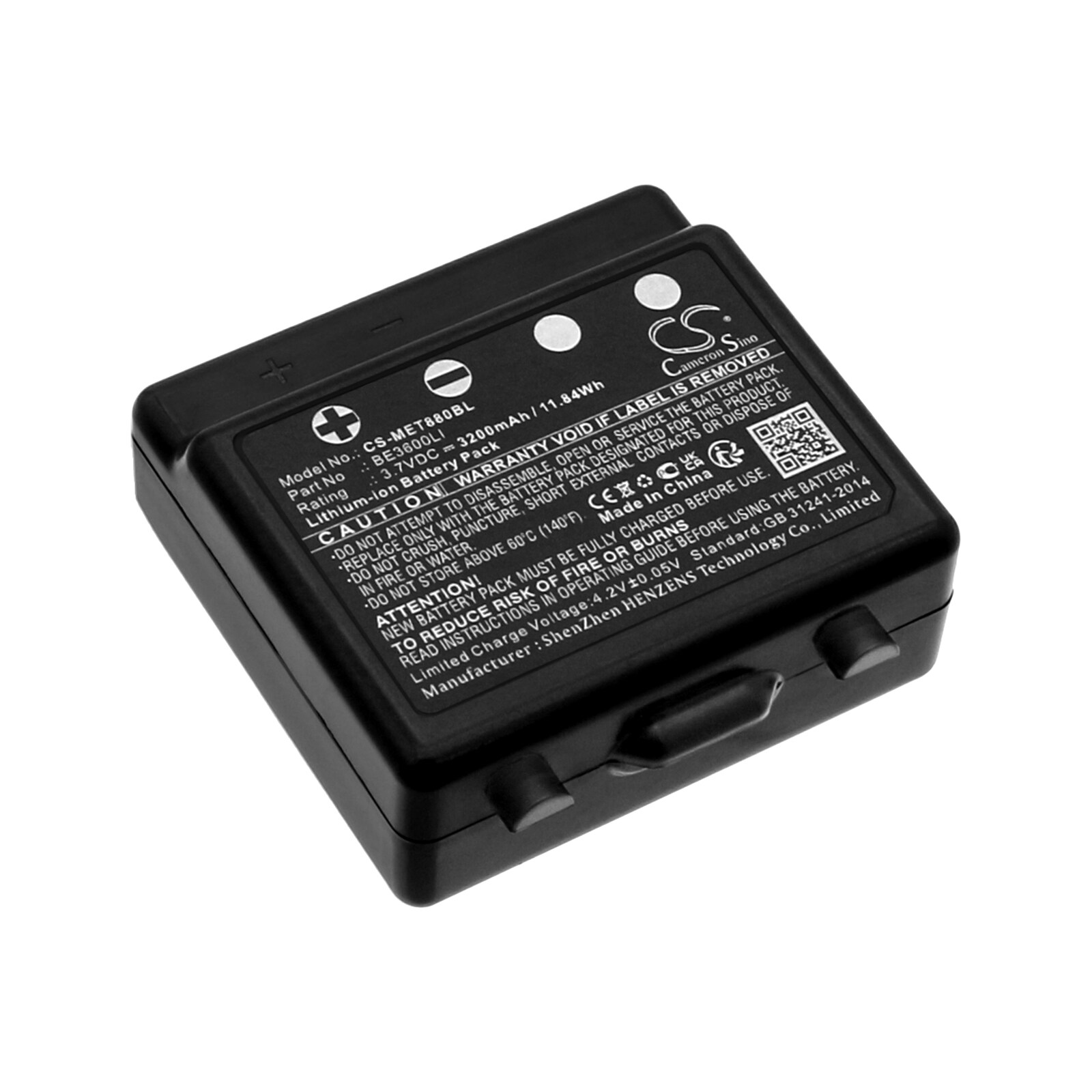 Batteri til kranfjernkontroll for IMET M880 KRON, ZED, THOR2 osv.