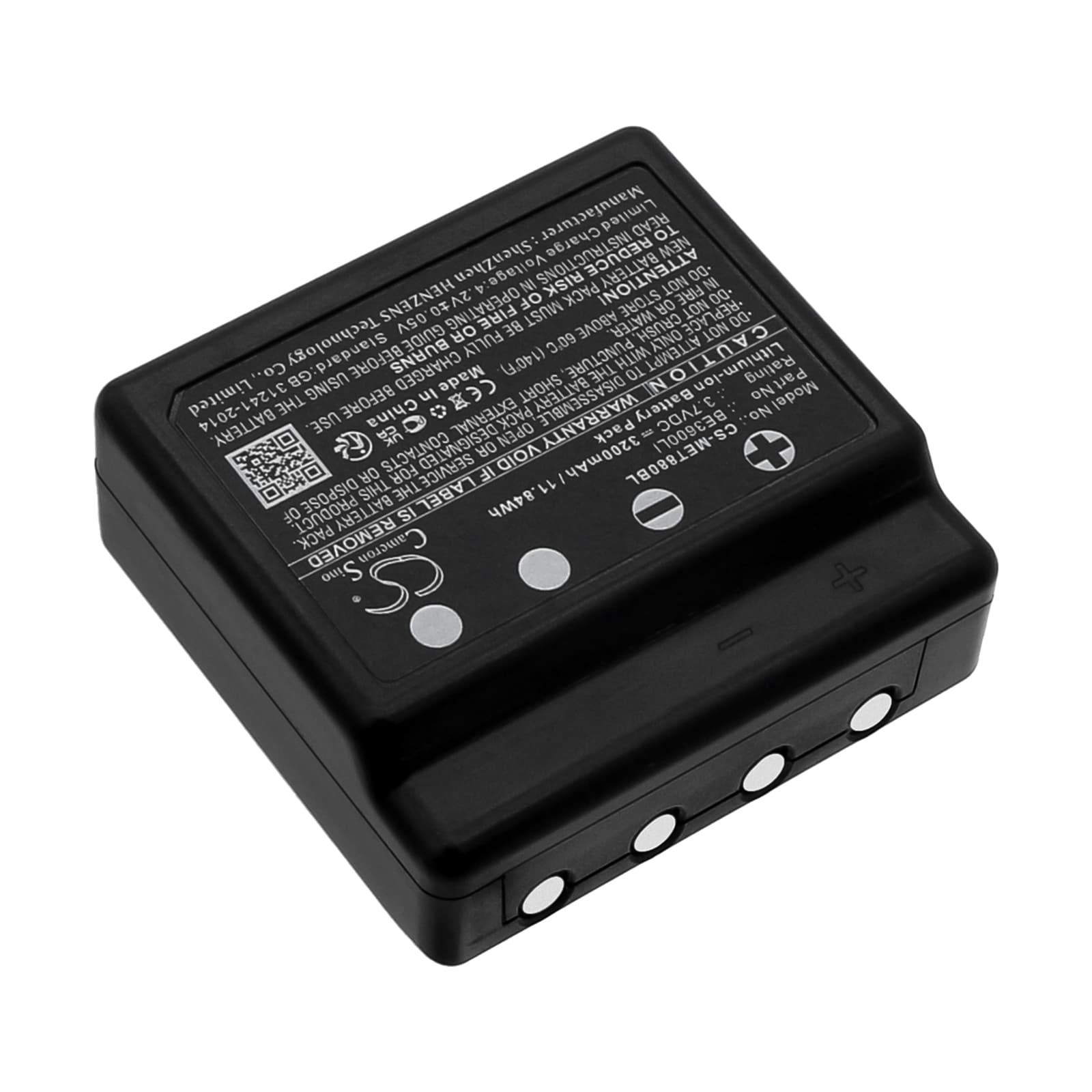 Batteri til kranfjernkontroll for IMET M880 KRON, ZED, THOR2 osv.