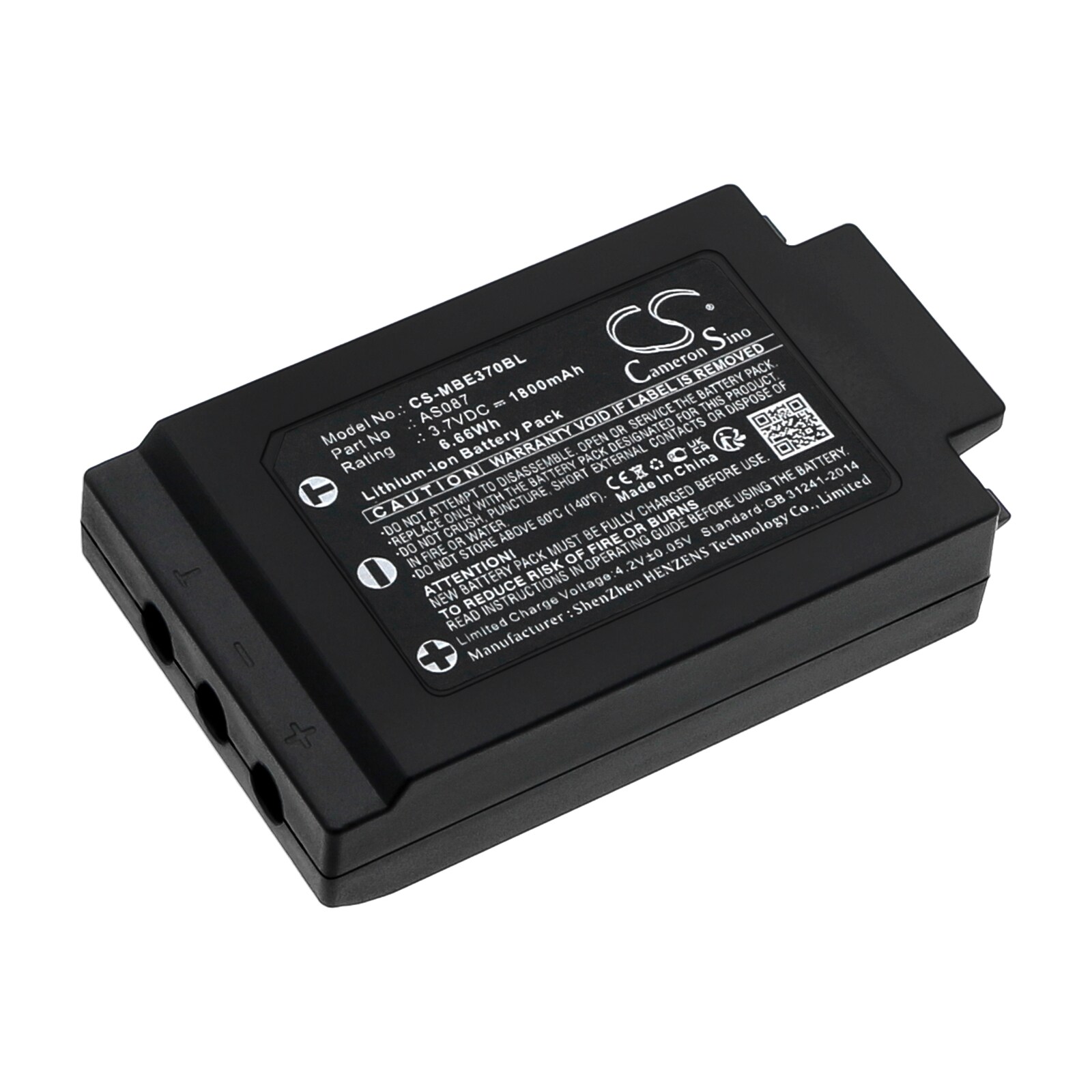 Batteri til kranfjernkontroll for IMET WAVE2, M880 RAY, WAVE2 S6-sendere osv.