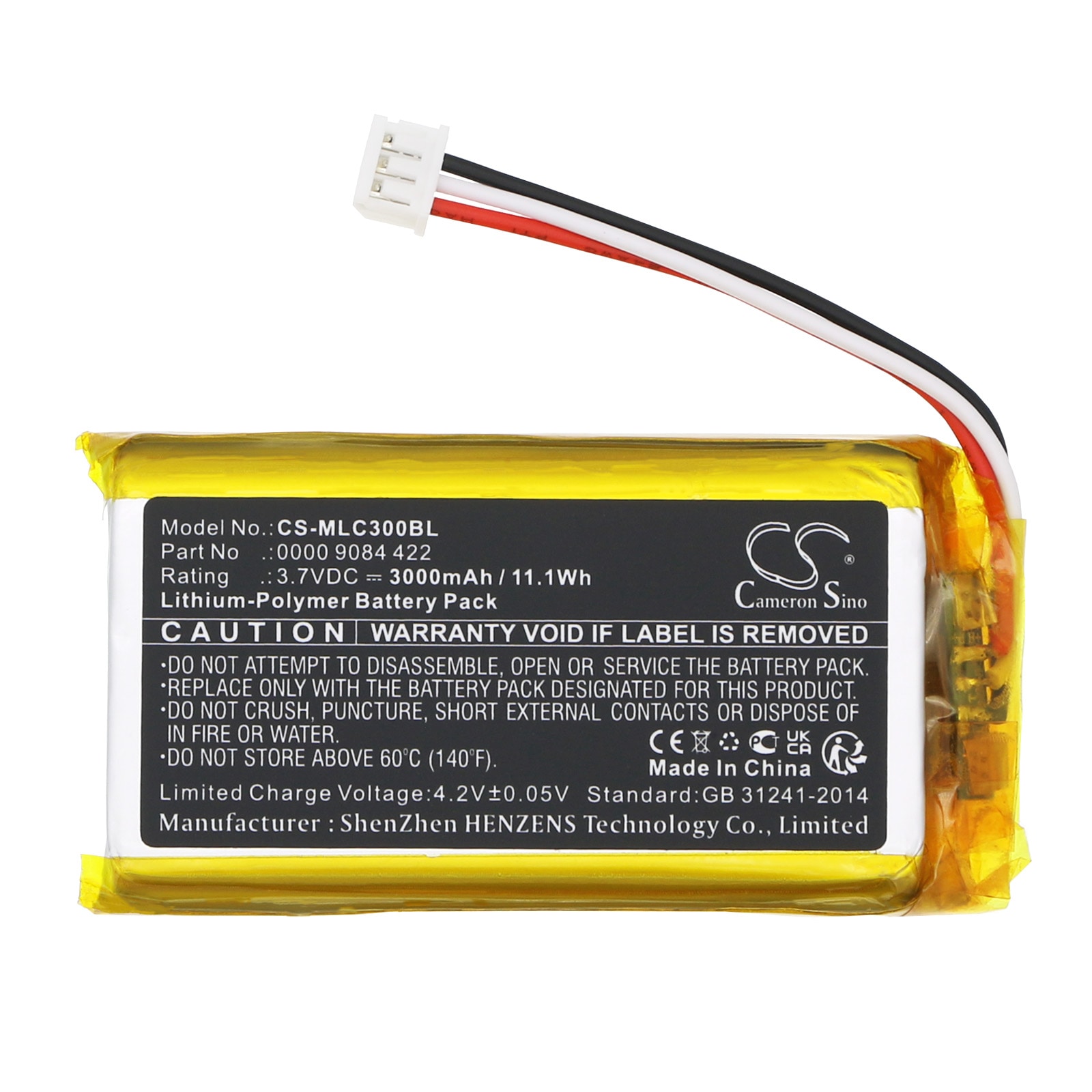 Batteri til Crane fjernkontroll for Meiller isar-control 3, isar-control
