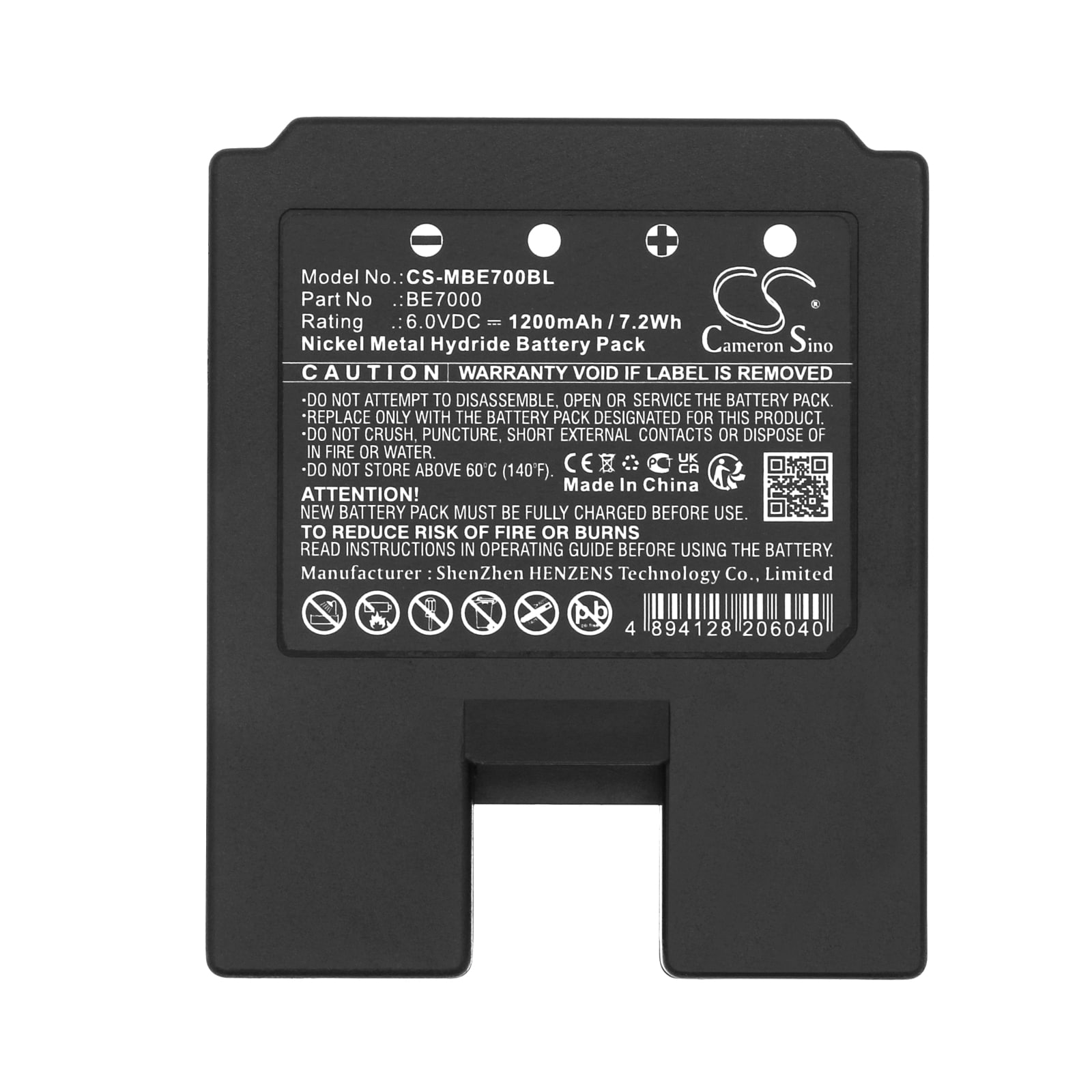 Batteri til kranfjernkontroll for IMET MICRON