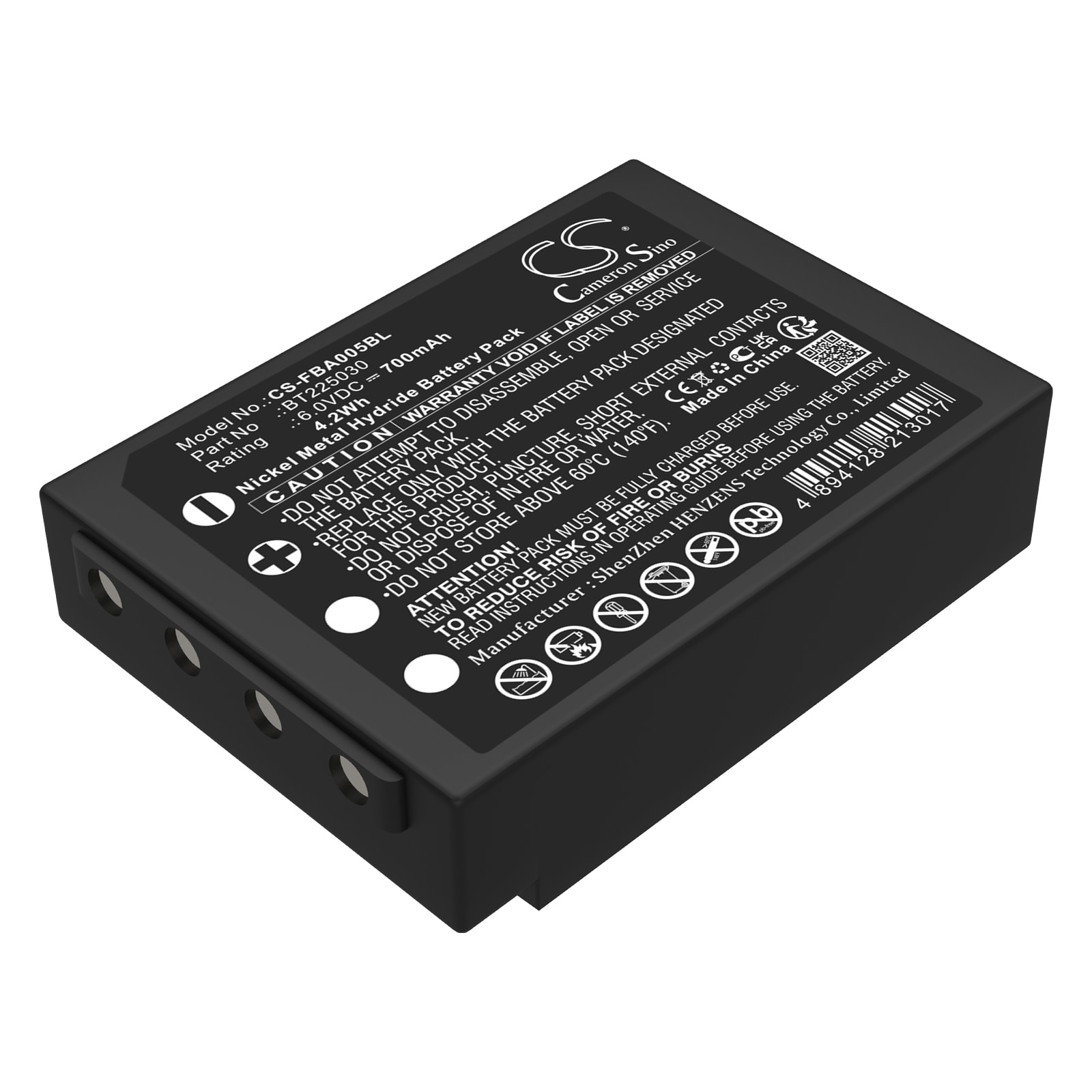 Batteri til fjernkontroll for kran for HBC Funkfernsteuerung Tele Teach TTB 05