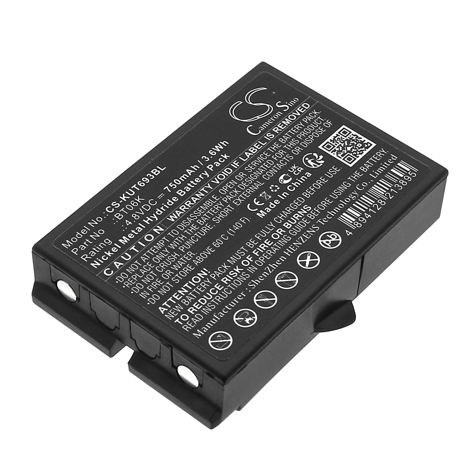 Batteri til fjernkontroll for kran for IKUSI 2303692, ATEX-sendere osv.