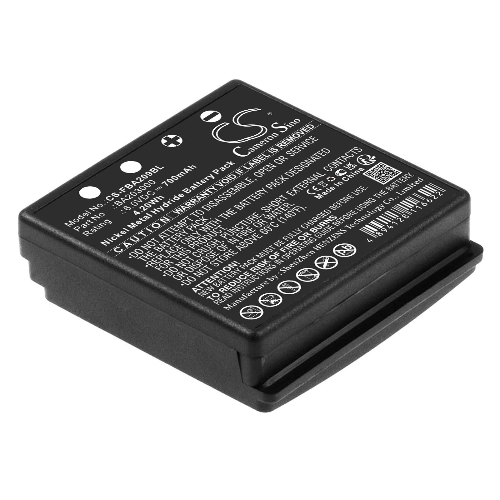 Batteri til kranfjernkontroll for HBC FUB9NM, FBFUB09N og andre