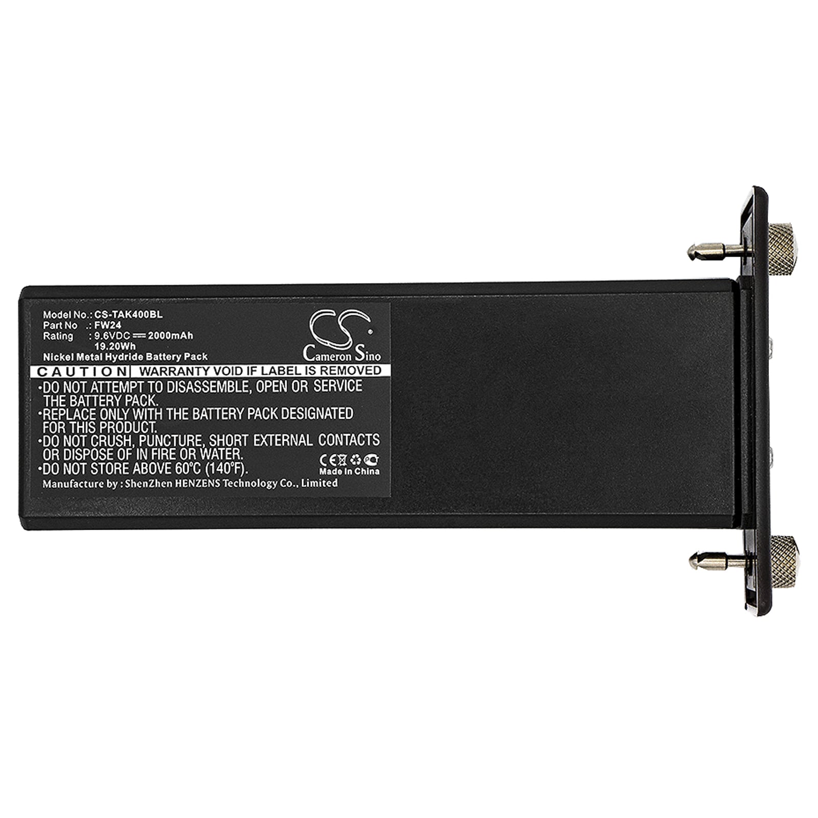 Batteri til kranfjernkontroll for Teletec AK1, AK4
