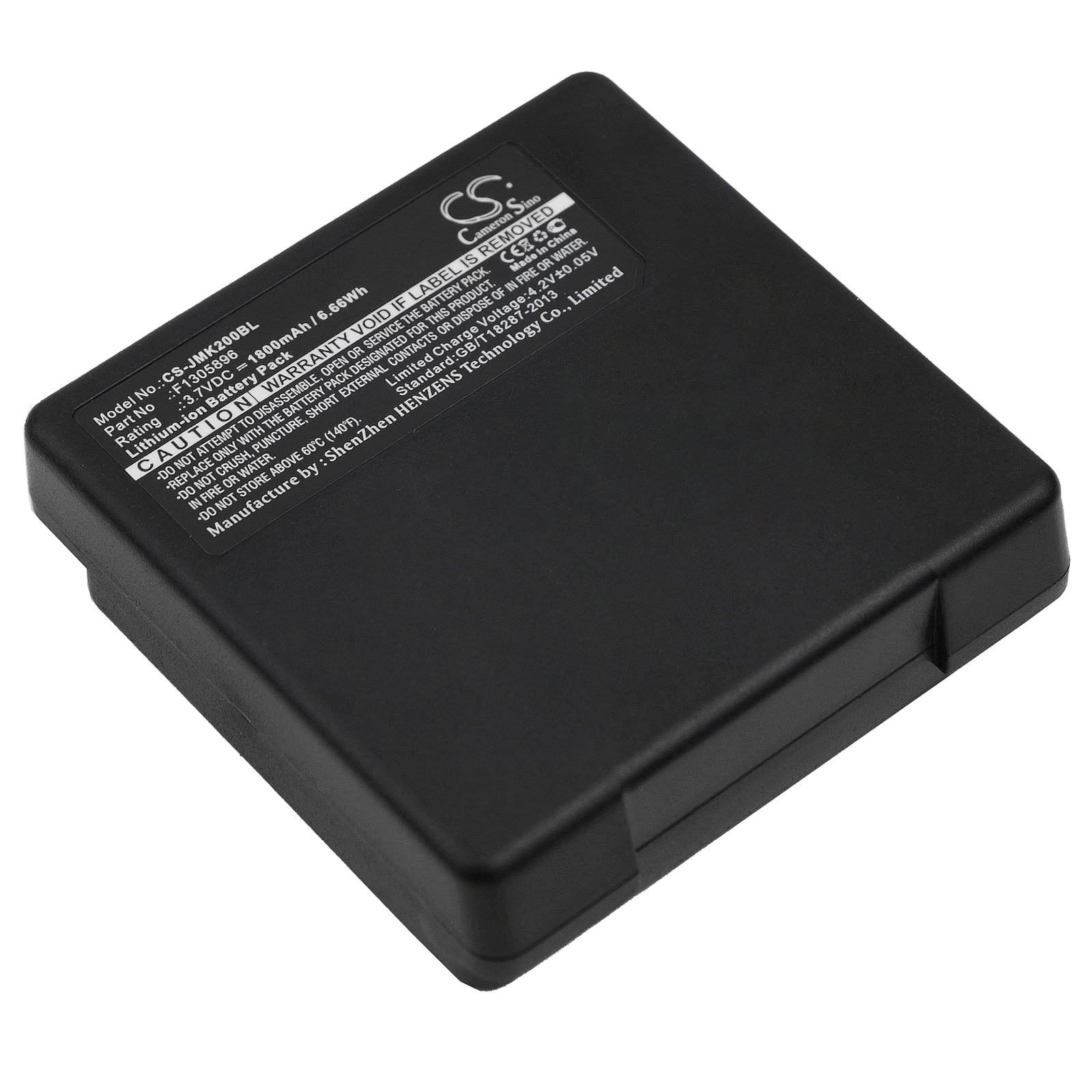 Batteri til kranfjernkontroll for JAY Beta6 toveis radio etc.