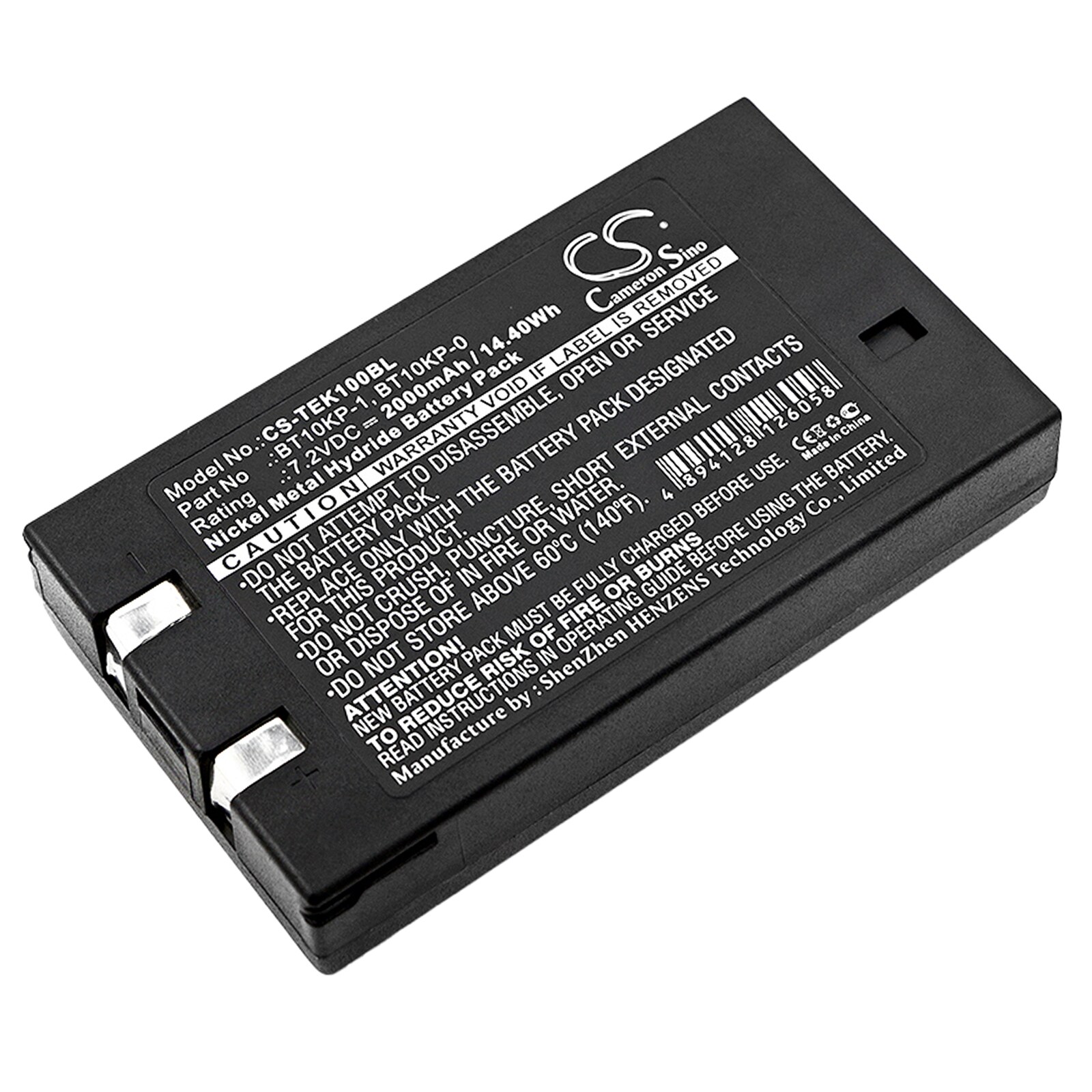 Batteri til kranfjernkontroll for Telemotive 10K12SS02P7, AK02, GXZE13653-P og andre