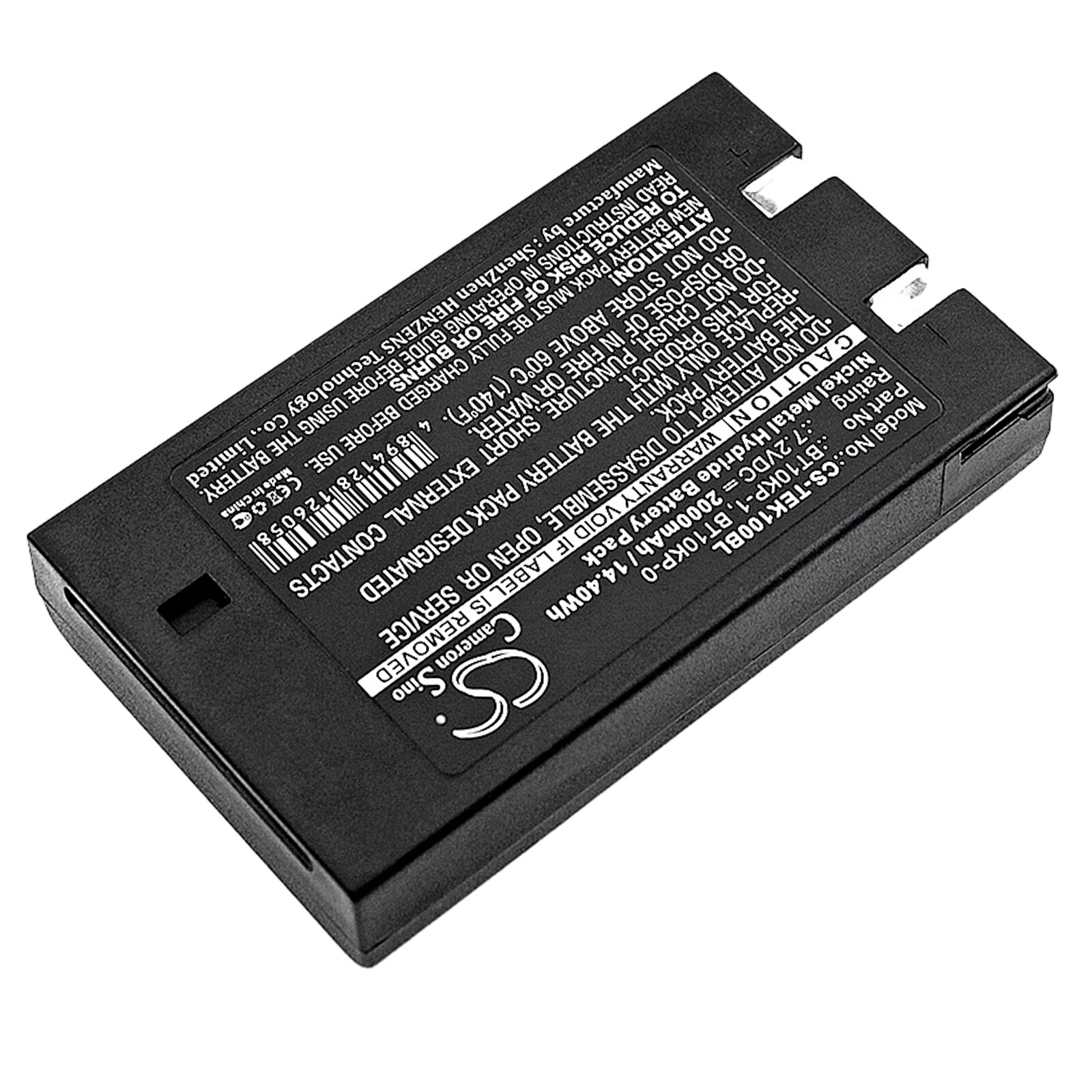 Batteri til kranfjernkontroll for Telemotive 10K12SS02P7, AK02, GXZE13653-P og andre