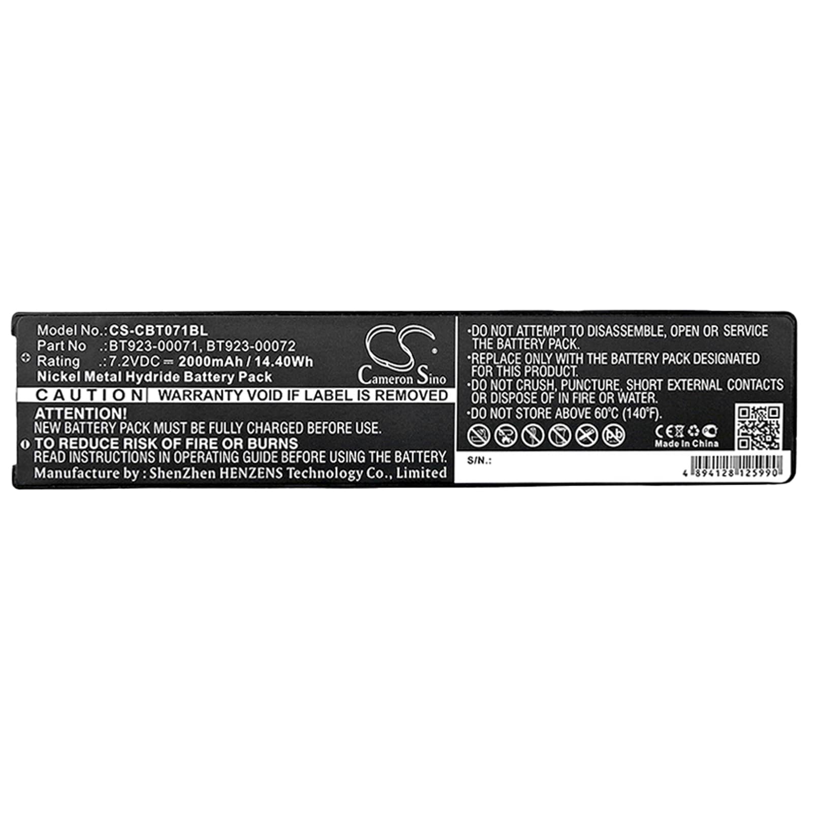 Batteri til Laird HANDY Control II, HANDY Control III fjernkontroll for kran
