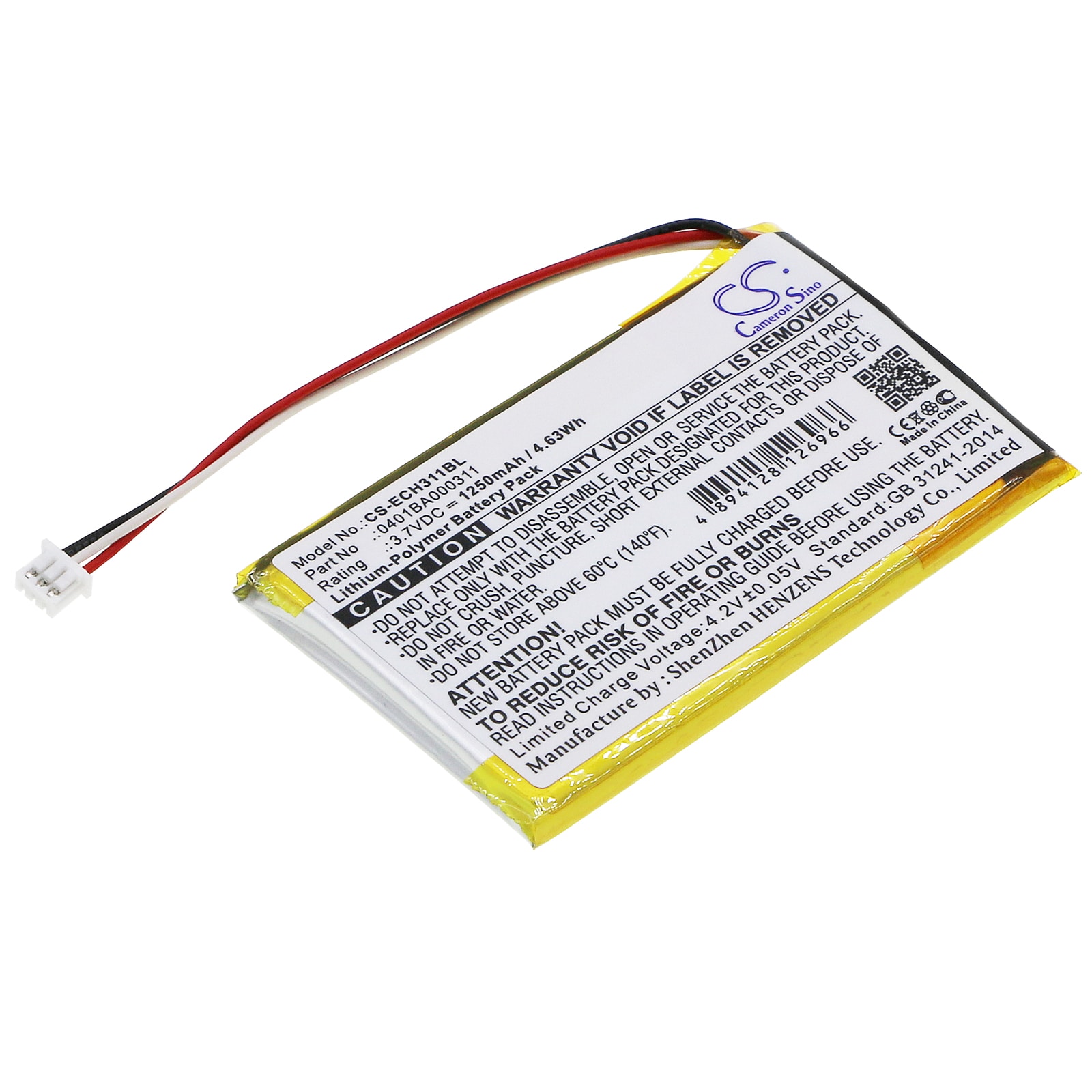 Batteri for kranfjernkontroll for ELCA MITO-VETTA, MAGO-EVO, VETTA osv.