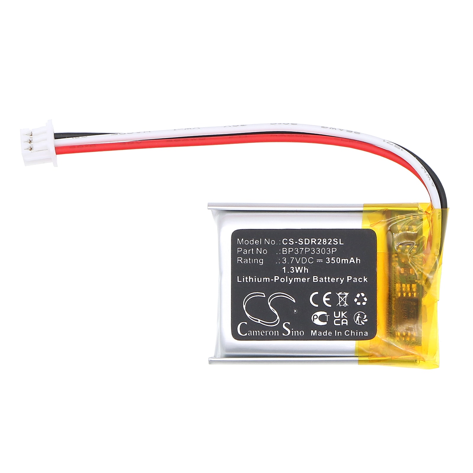 Batteri til Dogtra 280C-mottaker, 282C-mottaker, Trainers ARC-hundehalsbånd