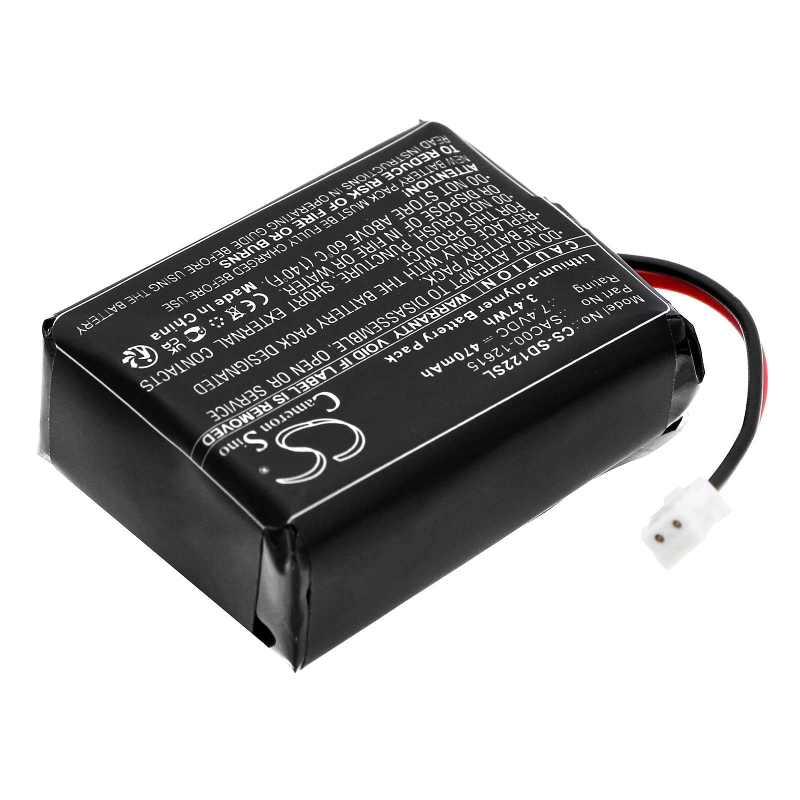 Batteri til hundehalsbånd for SportDOG SDT54-13923
