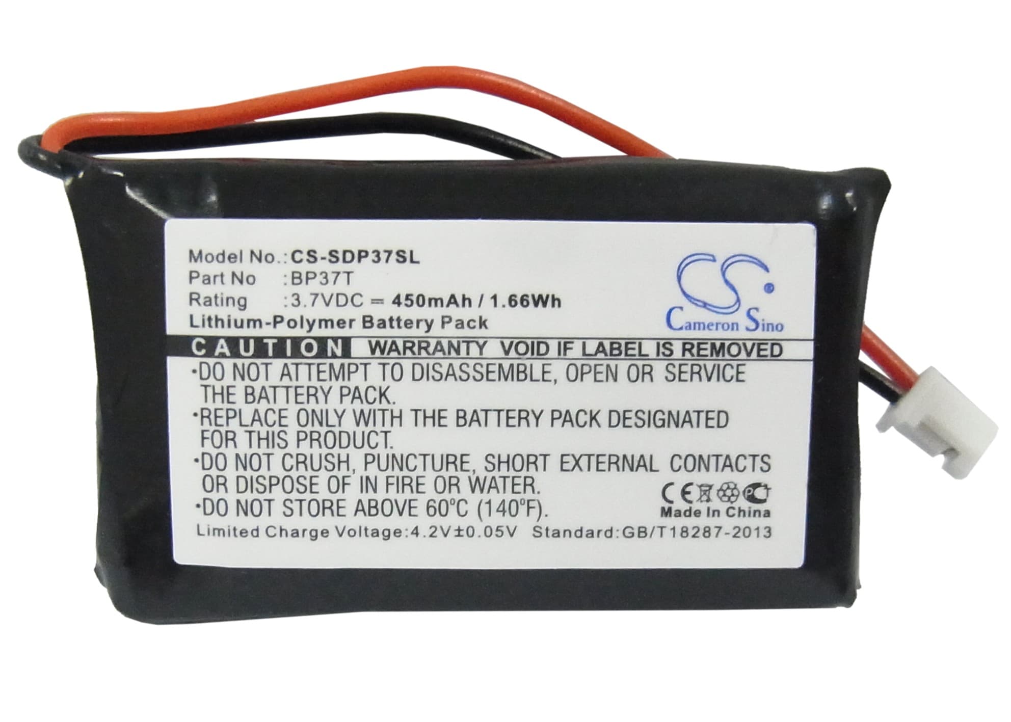 Hundehalsbåndbatteri for Dogtra Transmitter iQ, iQ-sender, DA210 og andre.