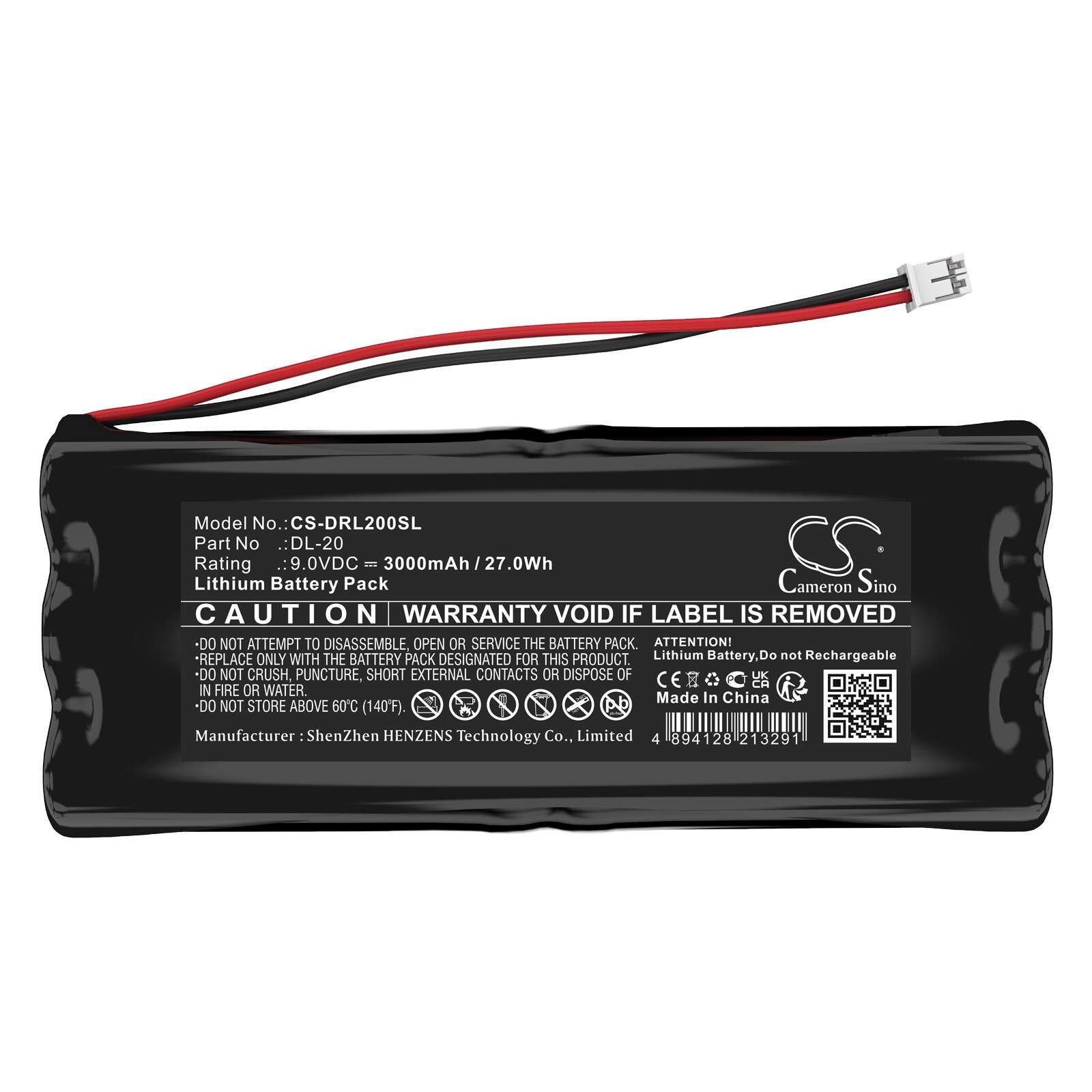Batteri til dørlås for Intellikey 100225, PT00212L