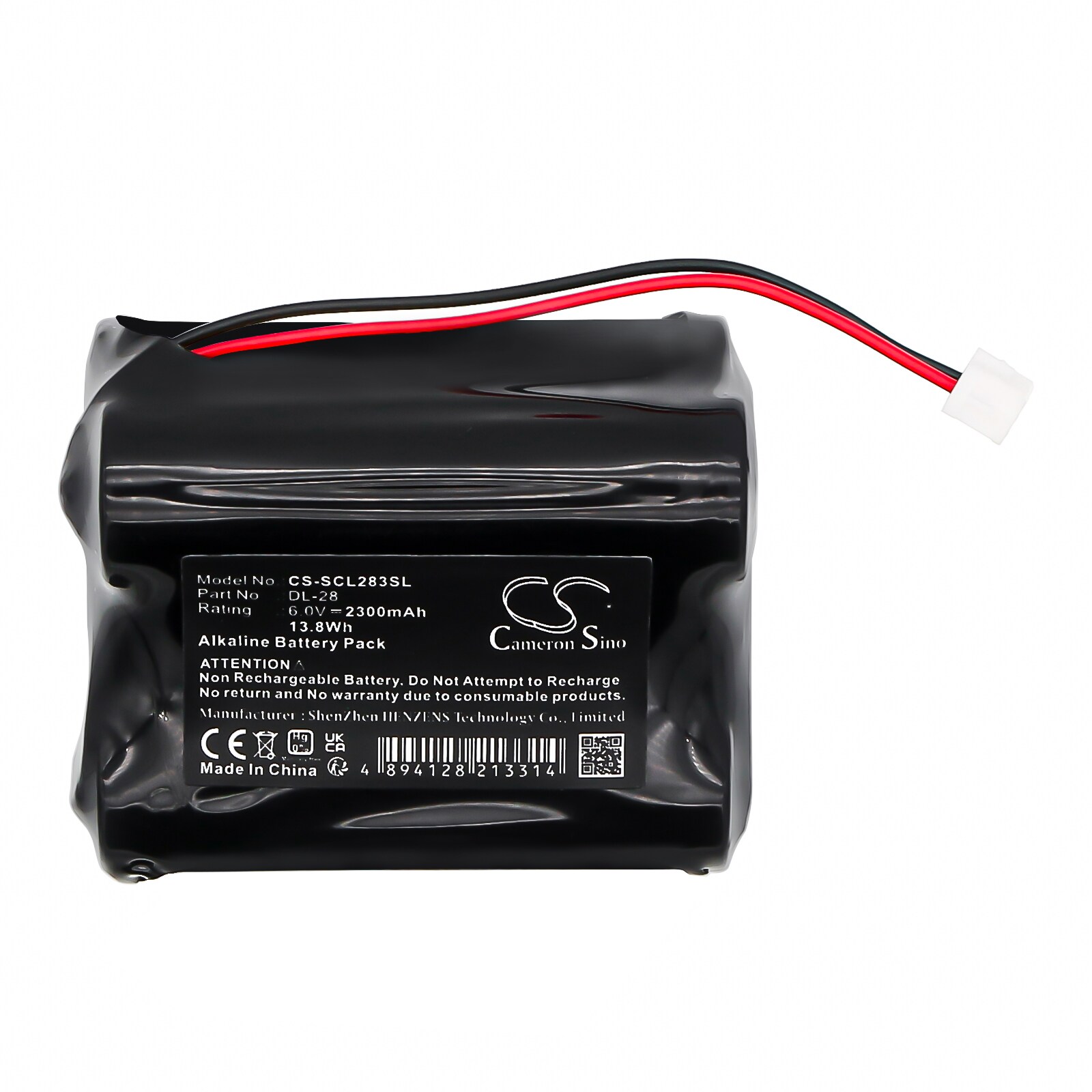 Batteri til dørlås for Saflok A28310, DRY0068, S610945