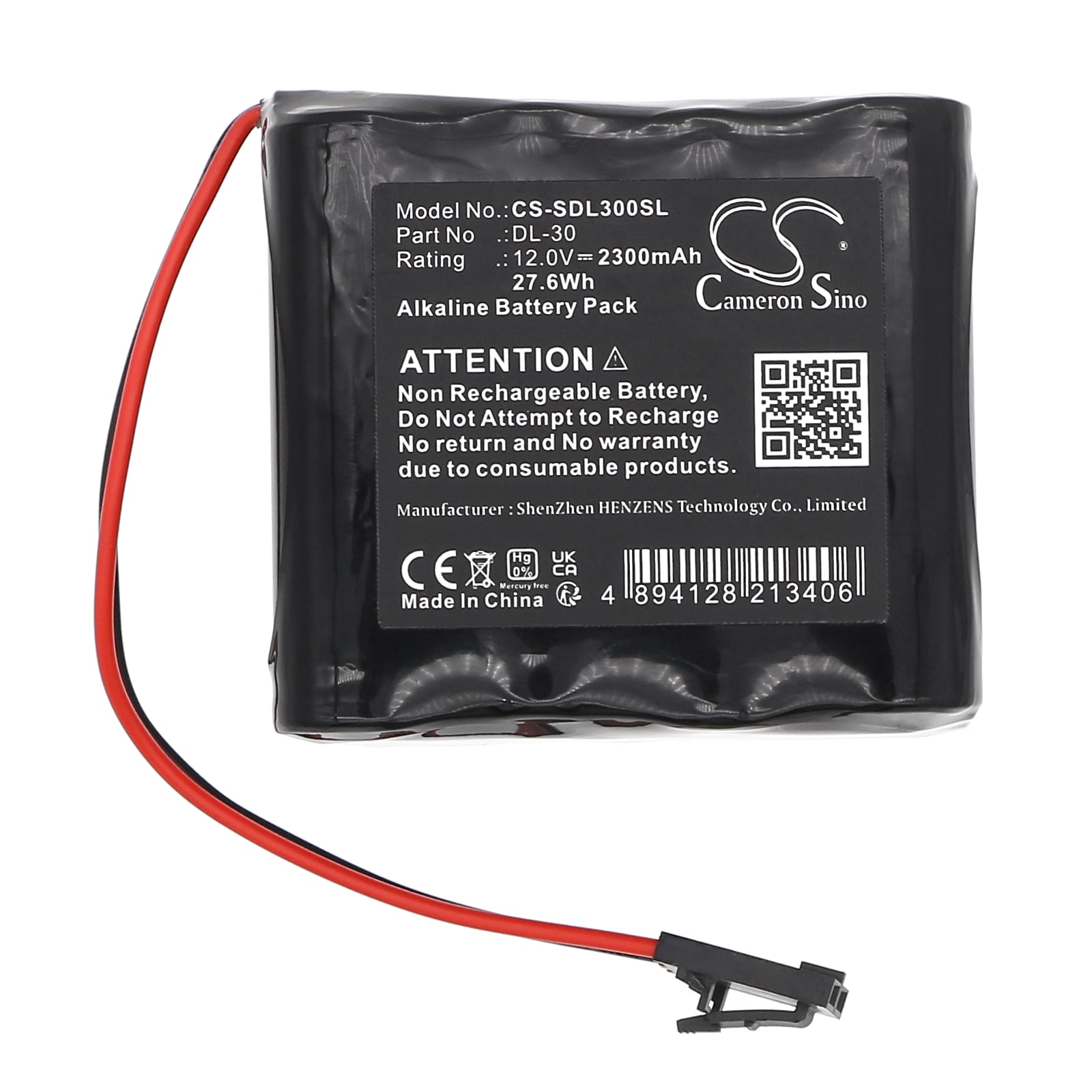 Batteri til dørlås for Locknetics K380-001