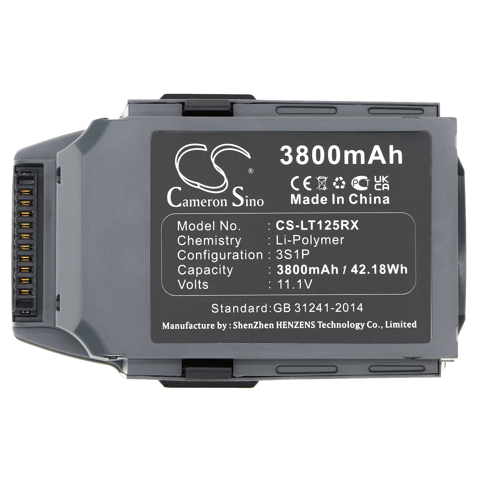 Batteri 3800 mAh for DJI Mavic Pro – Originalkvalitet Li-Polymer for Lang Flytid