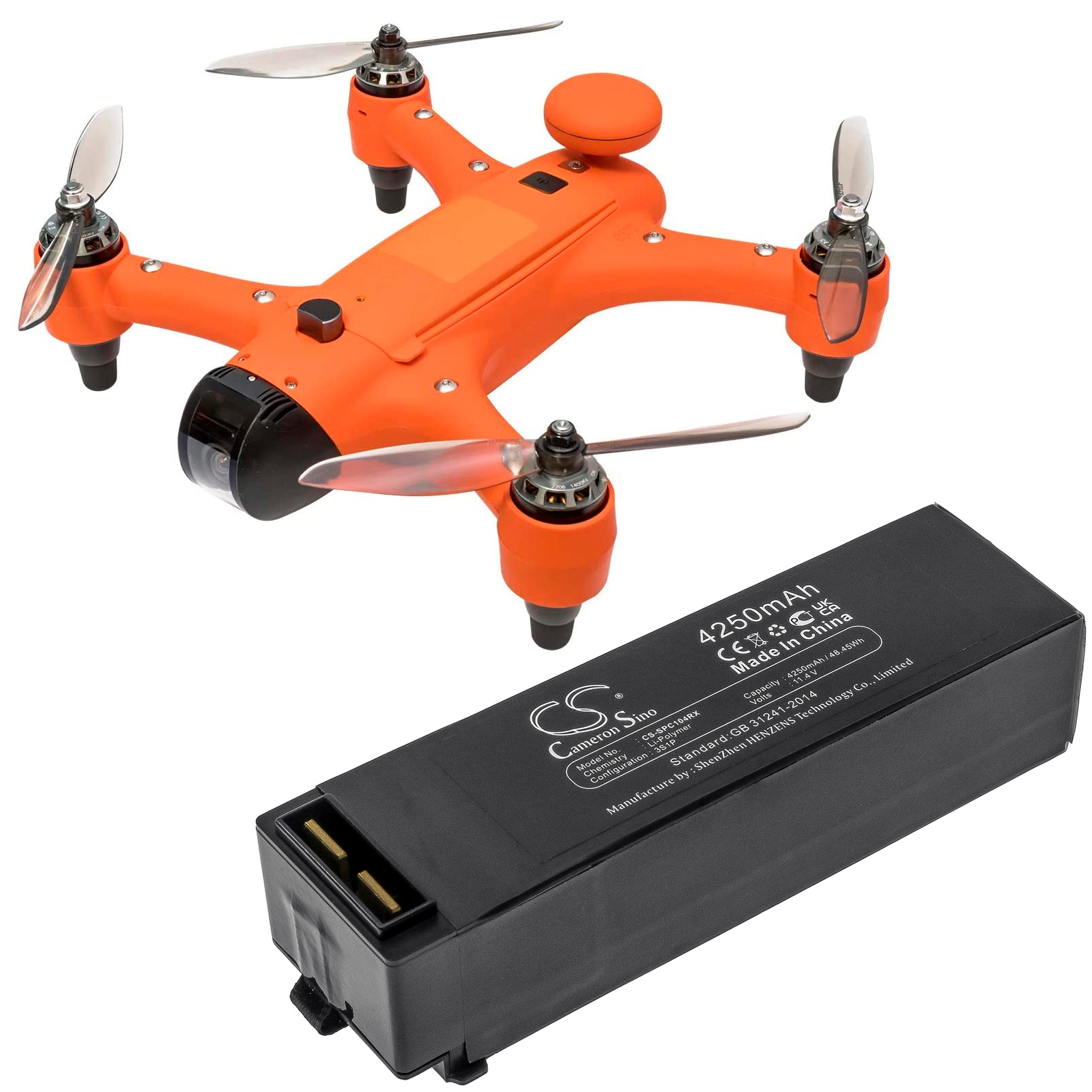 Batteri for droner til Swellpro Spry, Spry+