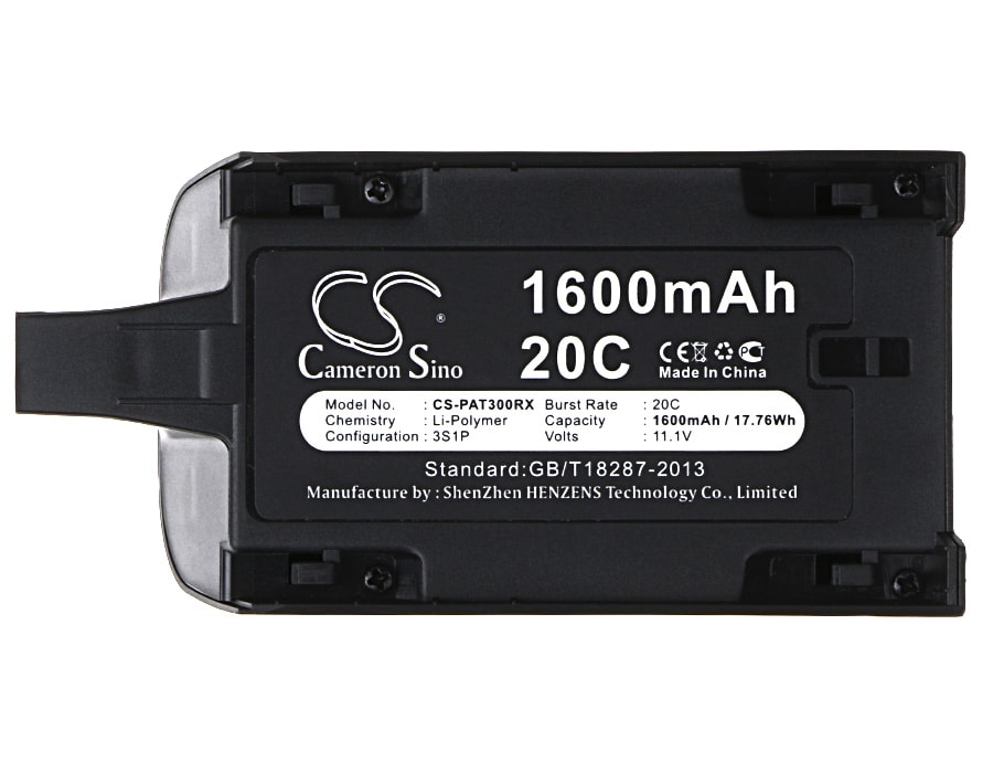 Dronebatteri 1600 mAh til Parrot Bebop Drone 3.0 / Skycontroller / Bebop Mini Quadcopter
