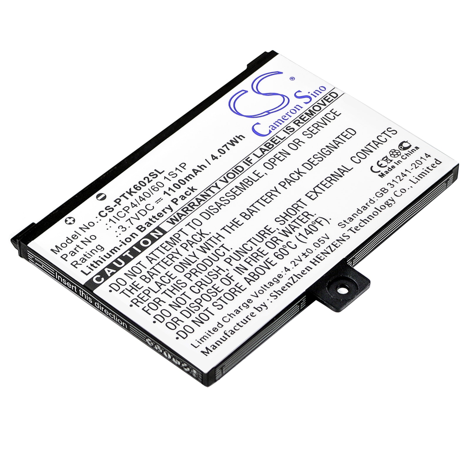 Batteri for e-bok, e-leser for Pocketbook Pro 602, Pro 603, Pro 902 osv.