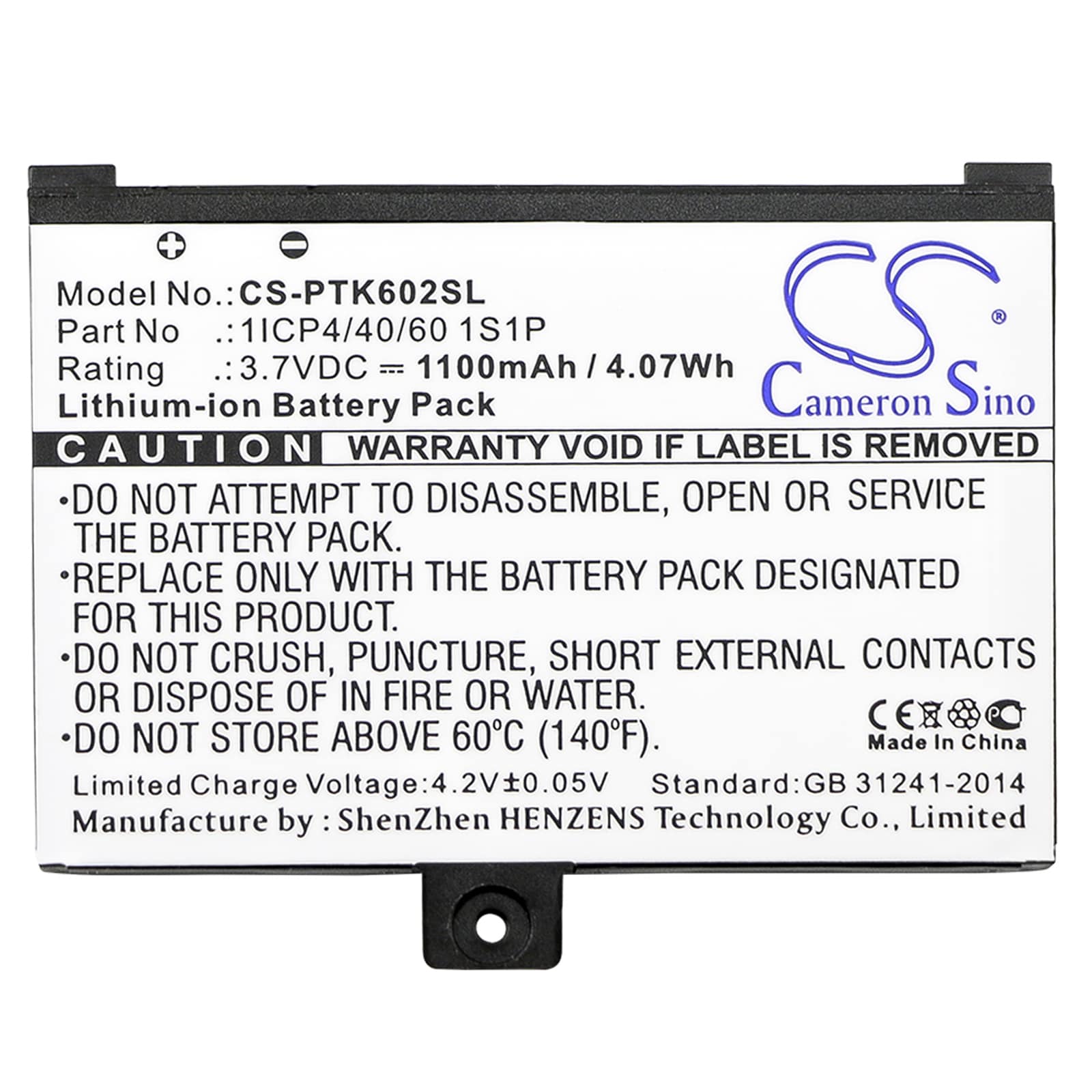 Batteri for e-bok, e-leser for Pocketbook Pro 602, Pro 603, Pro 902 osv.