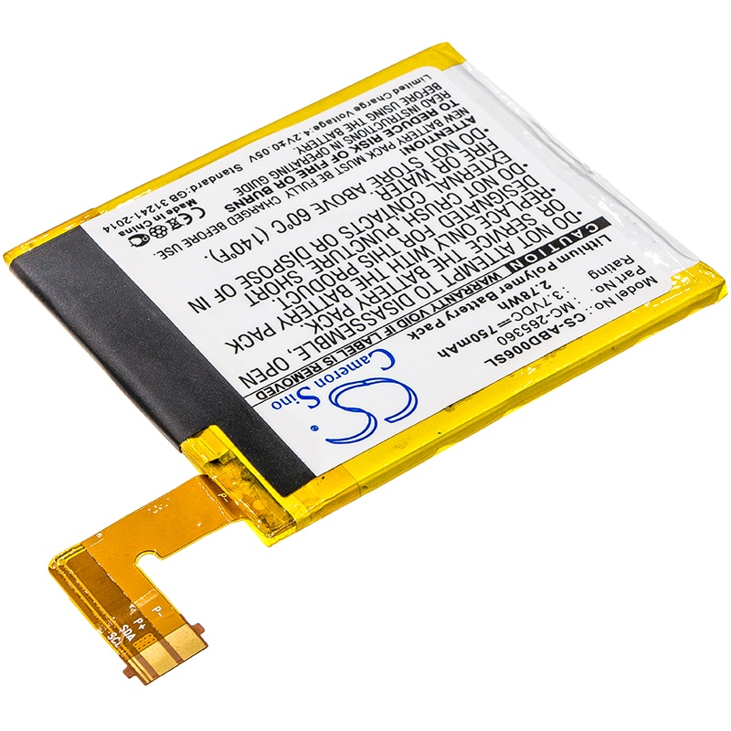 Batteri for e-bok, e-leser for $ 0000034n Kindle 6, D01100, Kindle 4 og andre.