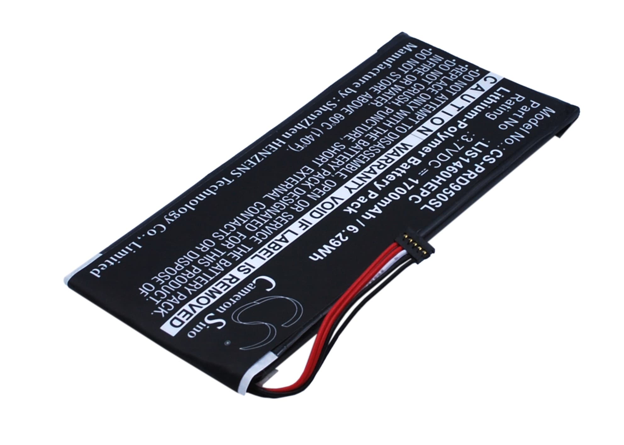 Batteri for e-bok, e-leser for Sony PRS-950, PRS-950SC