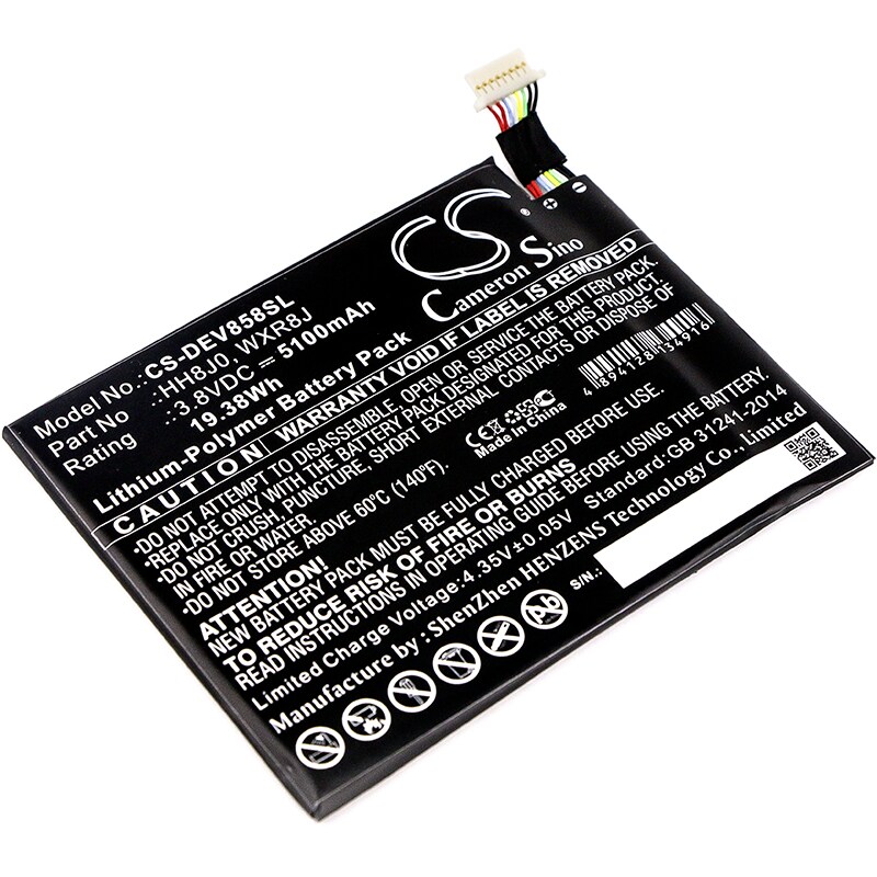 Batteri til nettbrett for DELL Venue 8 Pro 5855