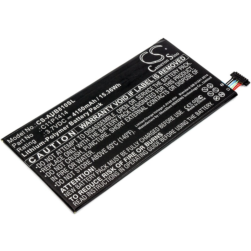 Nettbrettbatteri for Asus ZenPad 8.0 Power Case, CB81