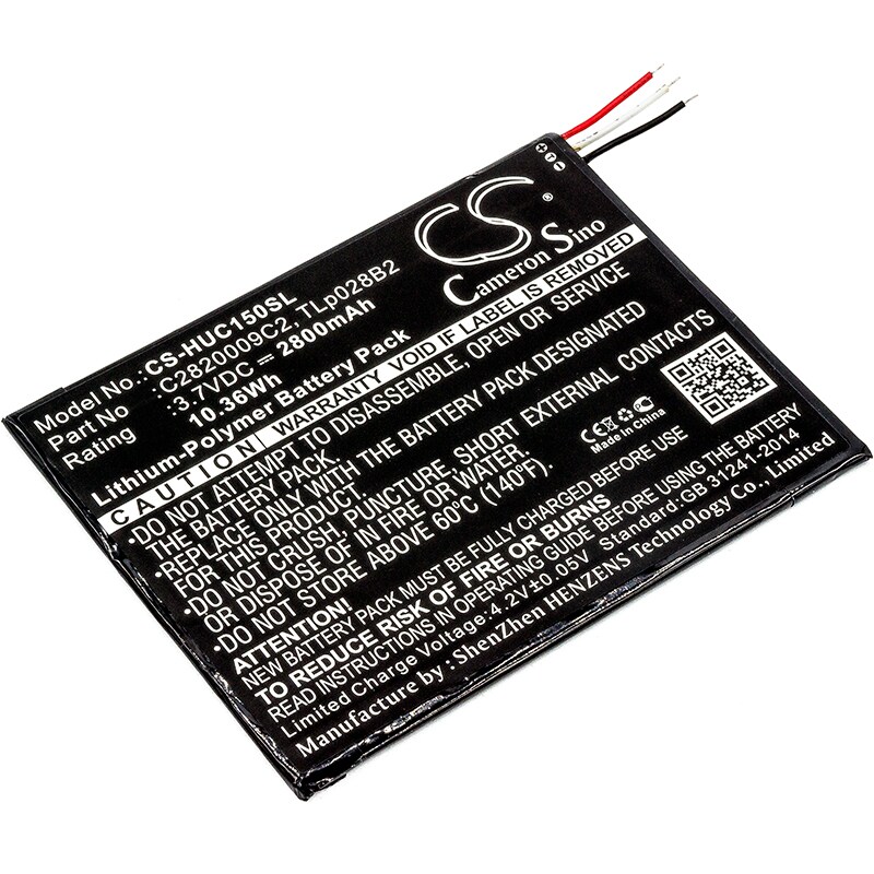 Nettbrettbatteri for Alcatel OT-8055, One Touch Pixi 3 (7) WiFi, OT-8057 og andre.