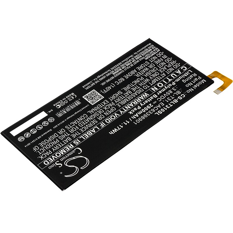 Batteri til nettbrett for LG G Pad F2 8.0, G Pad F2 8.0 LTE, LK460